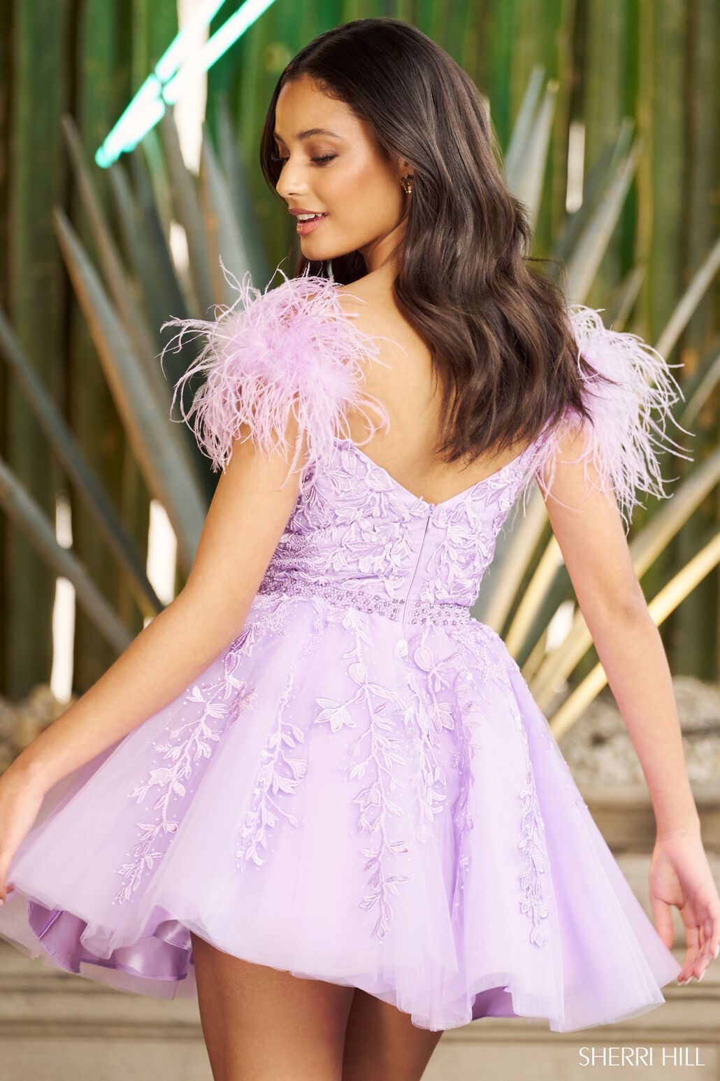 Sherri Hill 55656 prom dress images. Sherri Hill 55656 is available in these colors: Ivory, Red, Bright Pink, Light Blue, Lilac, Ivory Nude, Black.