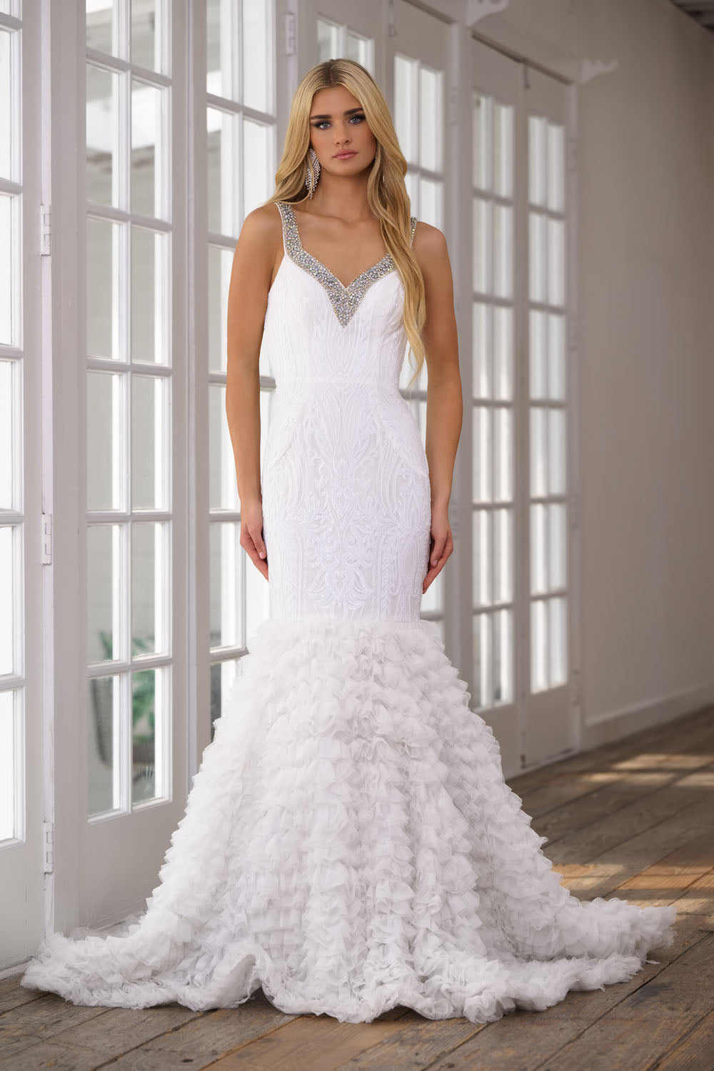 Ava Presley 28596 prom dress images. Ava Presley 28596 is available in these colors: Red, Ivory.