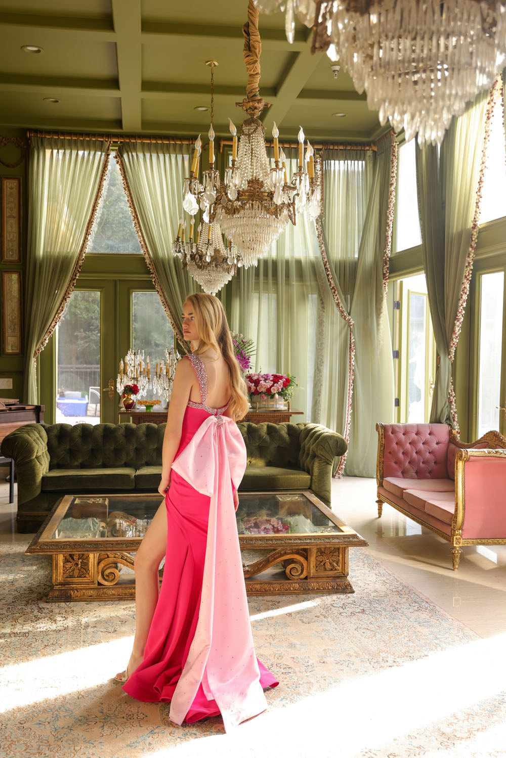 Ava Presley 29121 prom dress images. Ava Presley 29121 is available in these colors: White, Red, Periwinkle, Black Hot Pink, Hot Pink Light Pink.