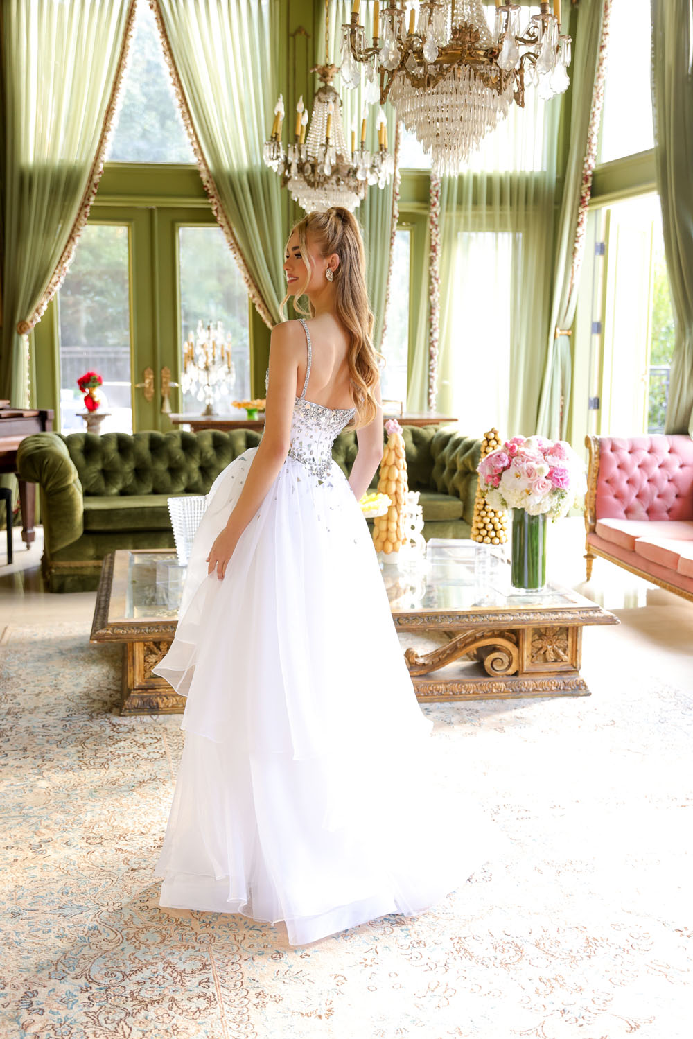 Ava Presley 29189 prom dress images. Ava Presley 29189 is available in these colors: Light Blue, White, Black, Sky Blue.