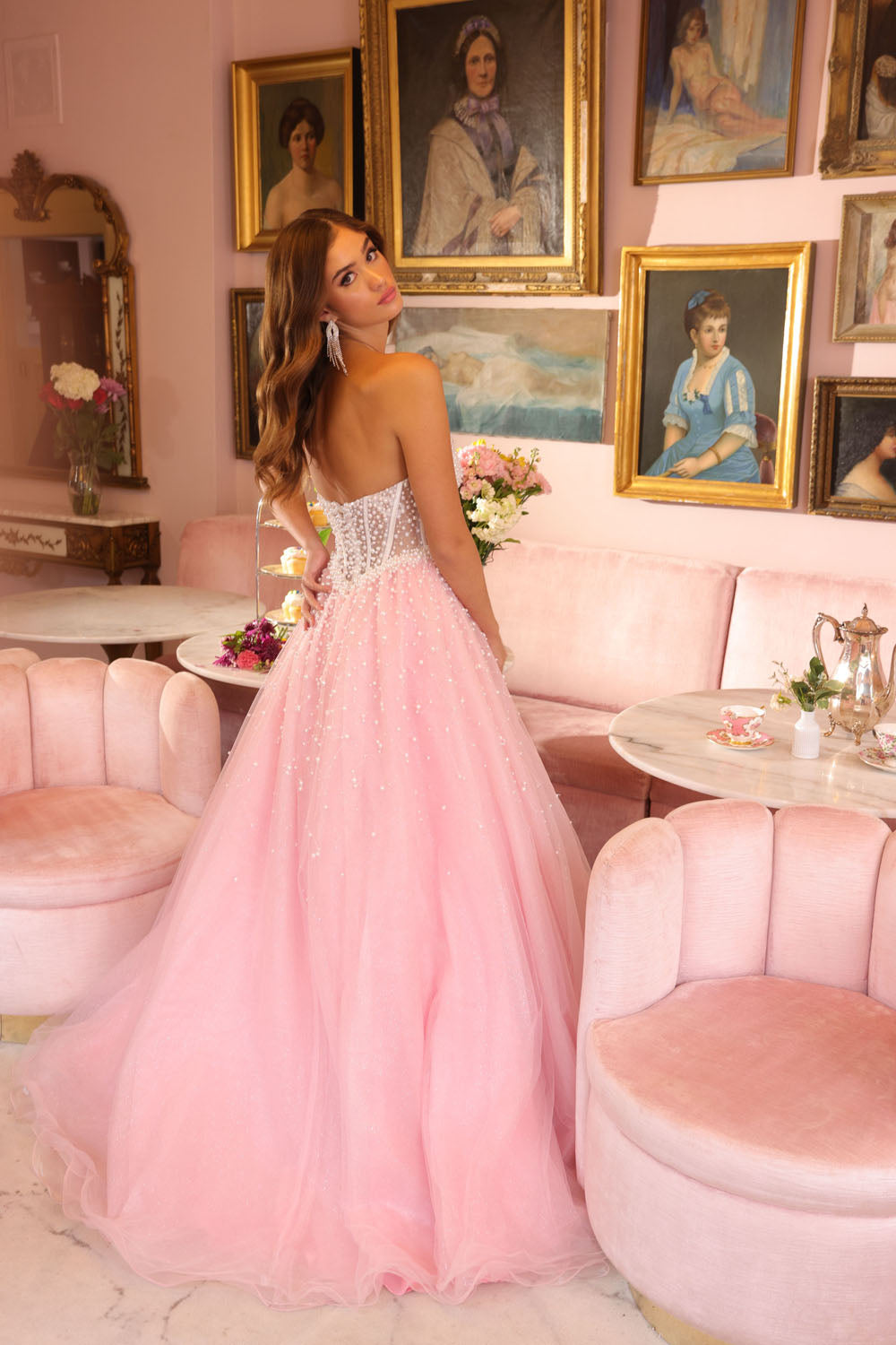 Ava Presley 29226 prom dress images. Ava Presley 29226 is available in these colors: White Powder Blue,White Blush.