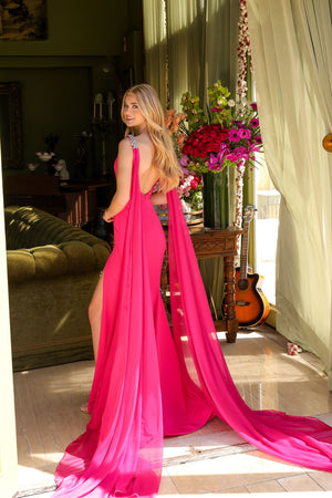 Ava Presley 29535 prom dress images.  Ava Presley 29535 is available in these colors: White, Royal, Hot Pink, Red, Black, Powder Blue.