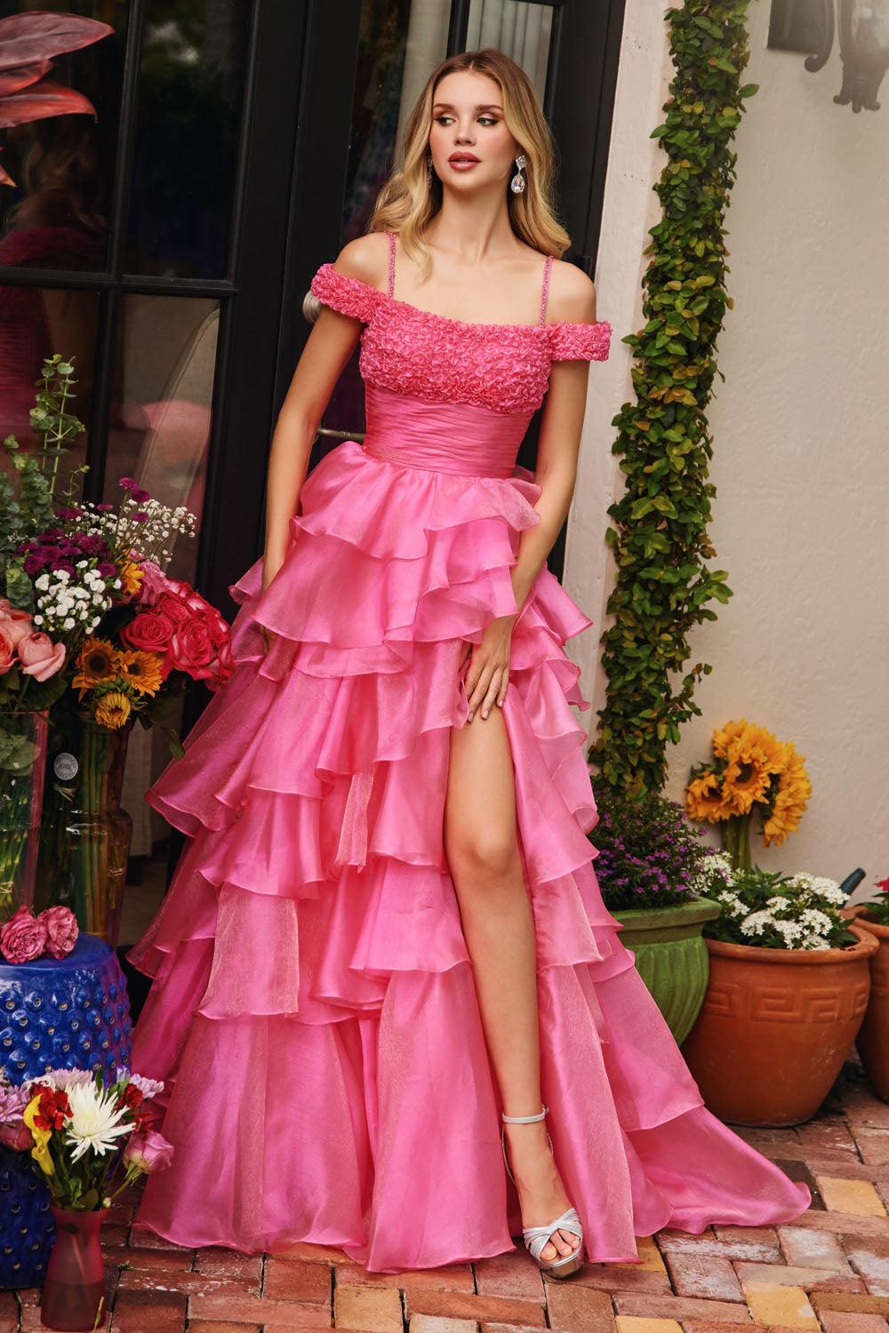 Ava Presley 29544 prom dress images. Ava Presley 29544 is available in these colors: Periwinkle,Bubblegum.