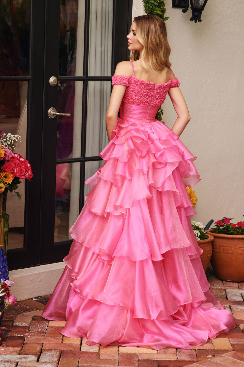 Ava Presley 29544 prom dress images. Ava Presley 29544 is available in these colors: Periwinkle,Bubblegum.