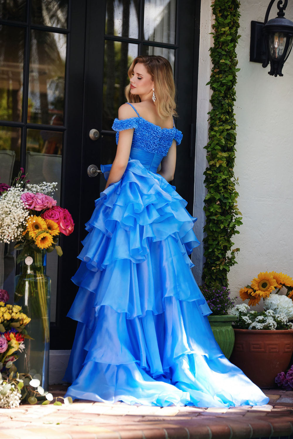 Ava Presley 29544 prom dress images. Ava Presley 29544 is available in these colors: Periwinkle,Bubblegum.