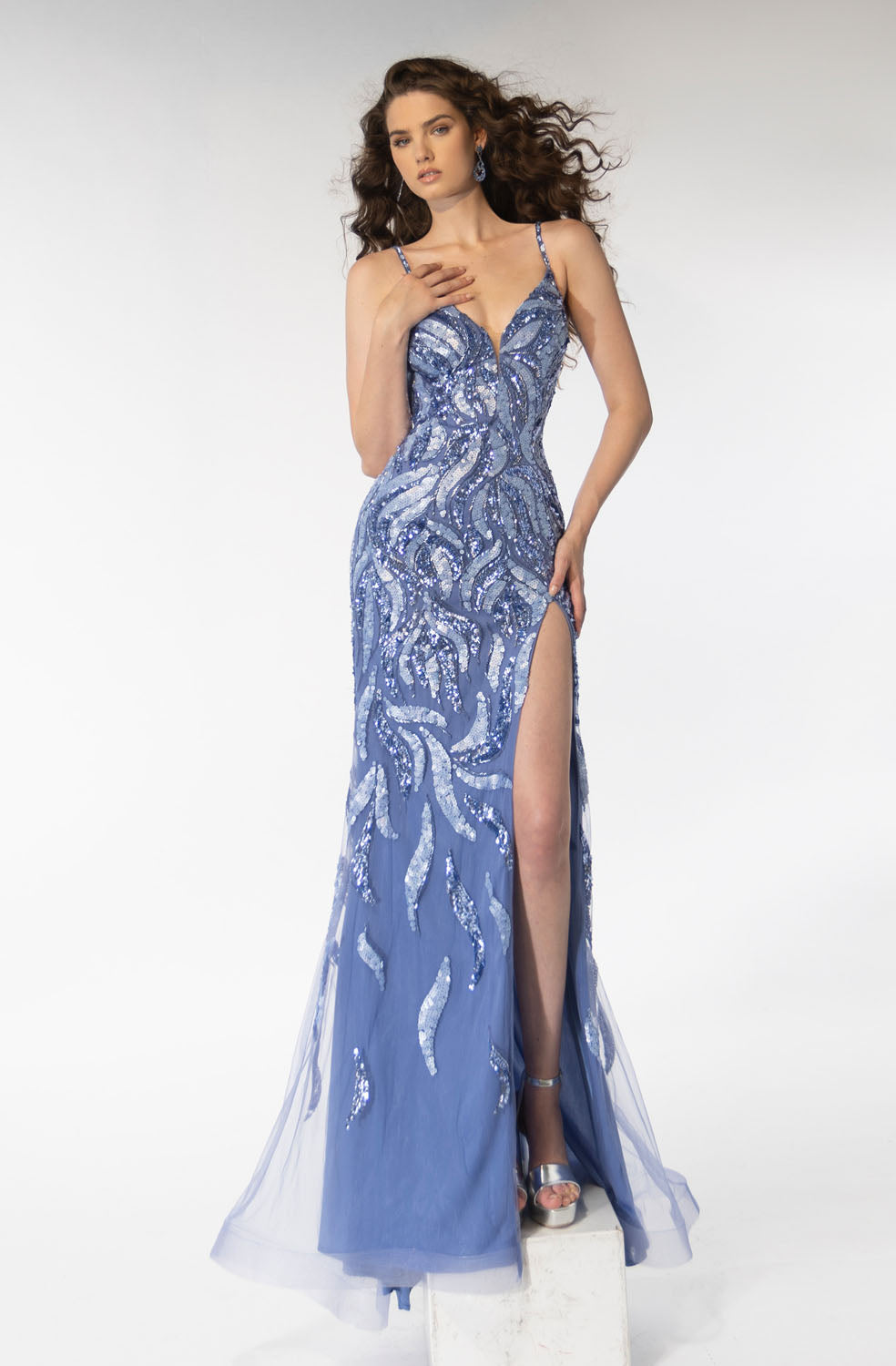 Ava Presley 39220 prom dress images. Ava Presley 39220 is available in these colors: Pink, Periwinkle.