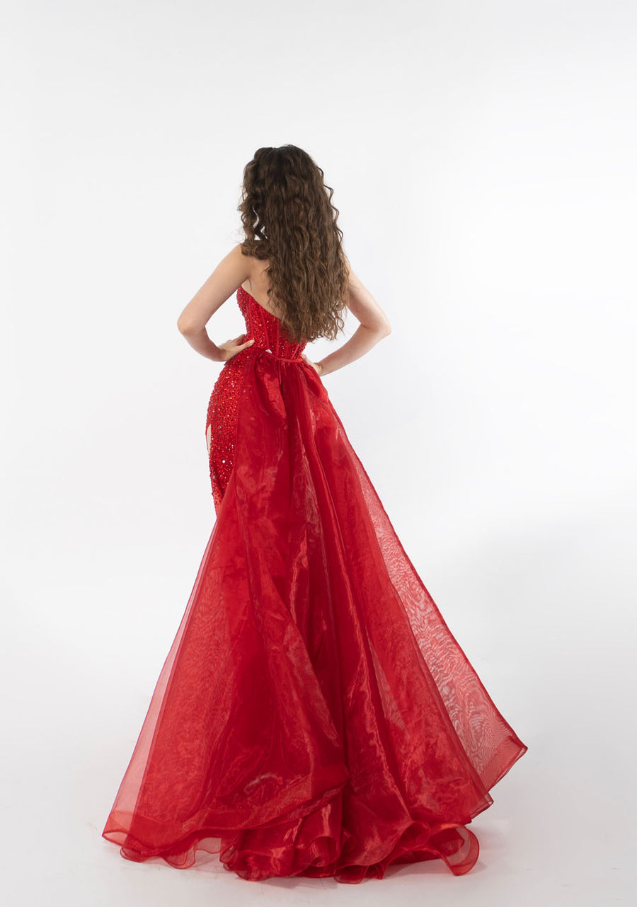 Ava Presley 39230 prom dress images.  Ava Presley 39230 is available in these colors: Red, White, Light Blue.