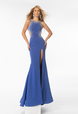 Ava Presley 39237 prom dress images.  Ava Presley 39237 is available in these colors: Royal, Turquoise, Hot Pink.