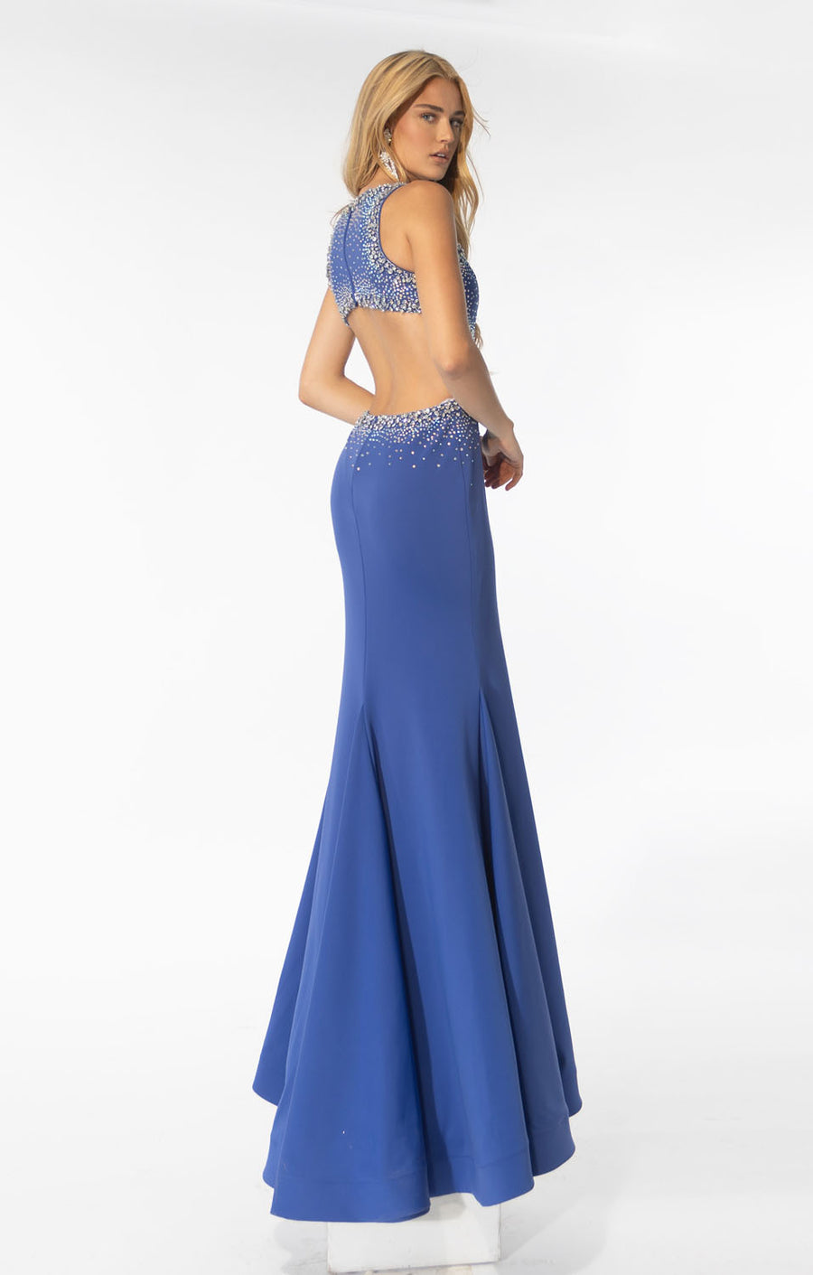 Ava Presley 39237 prom dress images.  Ava Presley 39237 is available in these colors: Royal, Turquoise, Hot Pink.