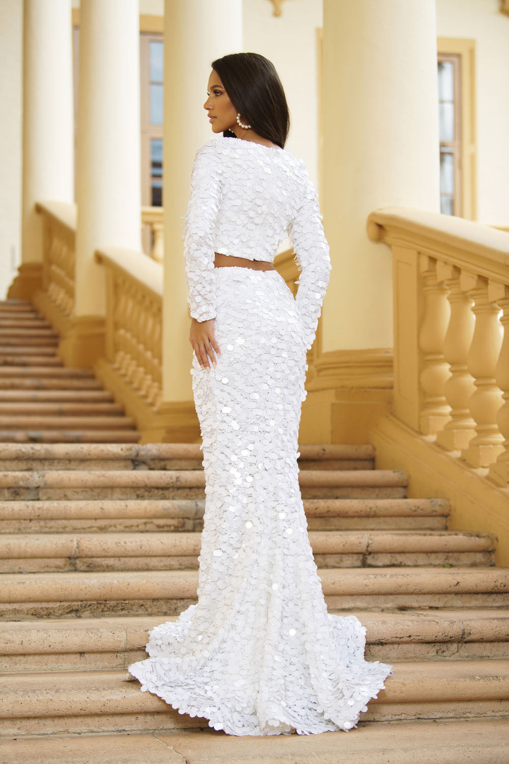 Ava Presley 39246 prom dress images. Ava Presley 39246 is available in these colors: Black, White.