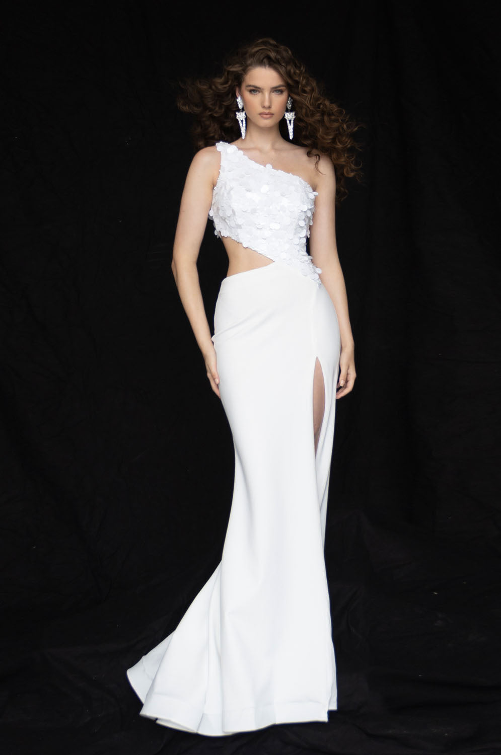 Ava Presley 39247 prom dress images. Ava Presley 39247 is available in these colors: Black, White.