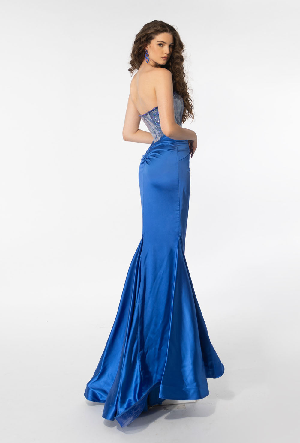 Ava Presley 39282 prom dress images. Ava Presley 39282 is available in these colors: Lilac, Fuchsia, Royal.