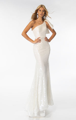 Ava Presley 39286 prom dress images.  Ava Presley 39286 is available in these colors: Off White, Neon Pink.