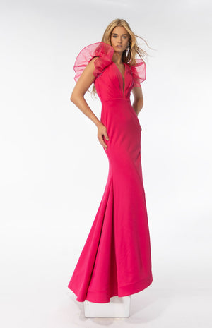 Ava Presley 39307 prom dress images.  Ava Presley 39307 is available in these colors: Hot Pink, Red, White.