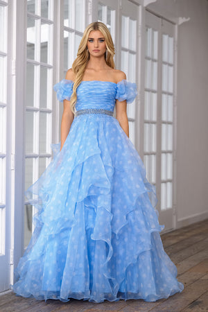 Ava Presley 39318 prom dress images.  Ava Presley 39318 is available in these colors: Black White.