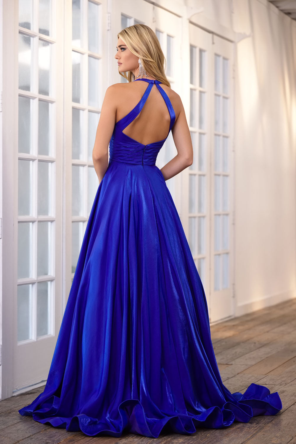 Ava Presley 39562 prom dress images. Ava Presley 39562 is available in these colors: White, Hot Pink, Royal.