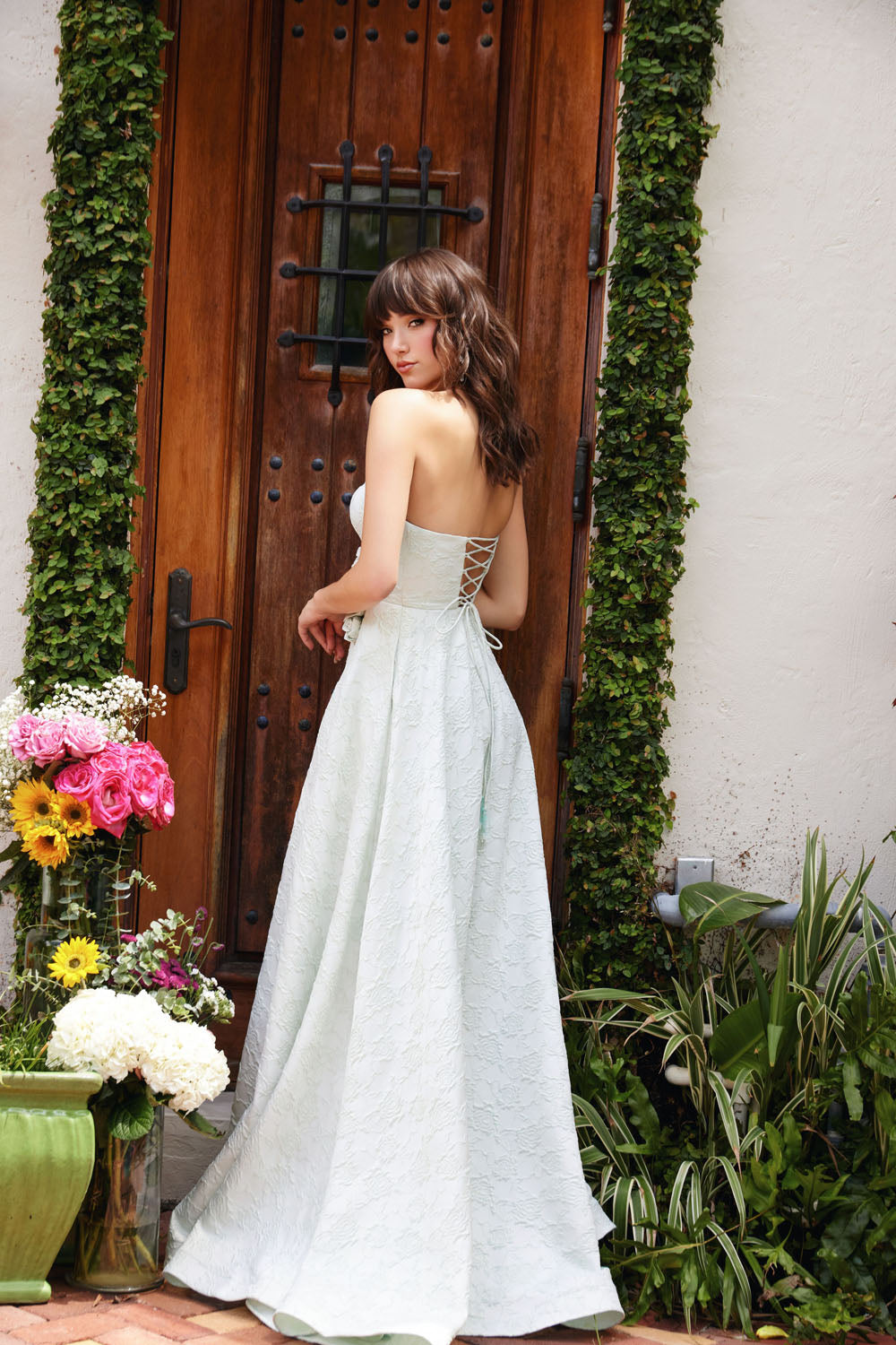 Ava Presley 40097 prom dress images. Ava Presley 40097 is available in these colors: Blush,Mint.