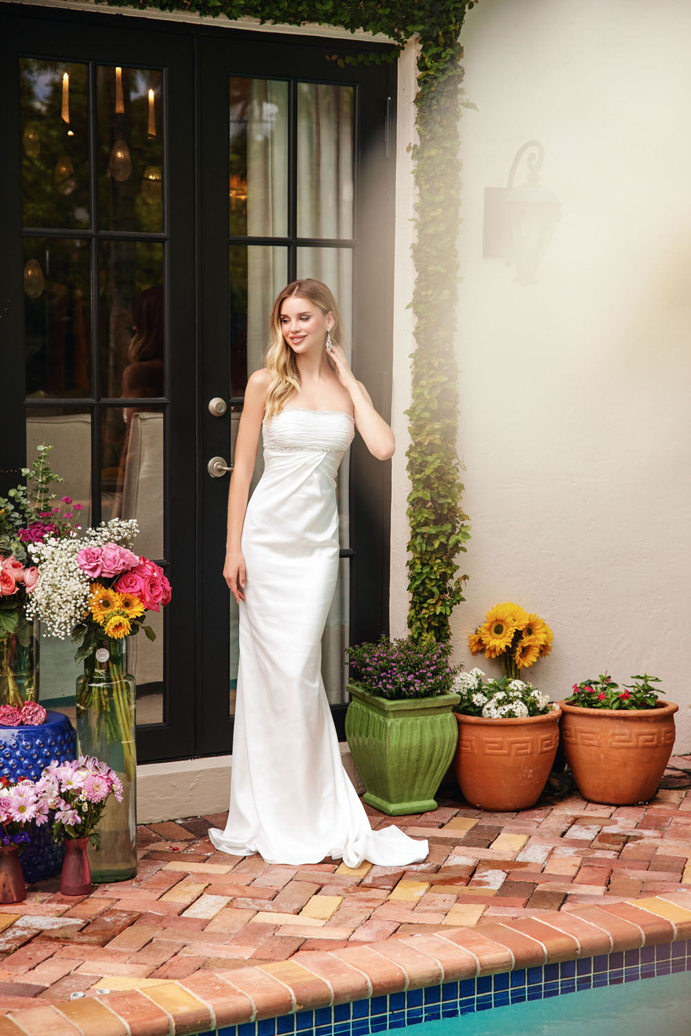 Ava Presley 47026 prom dress images. Ava Presley 47026 is available in these colors: Black,Blush,Light Blue,Ivory.