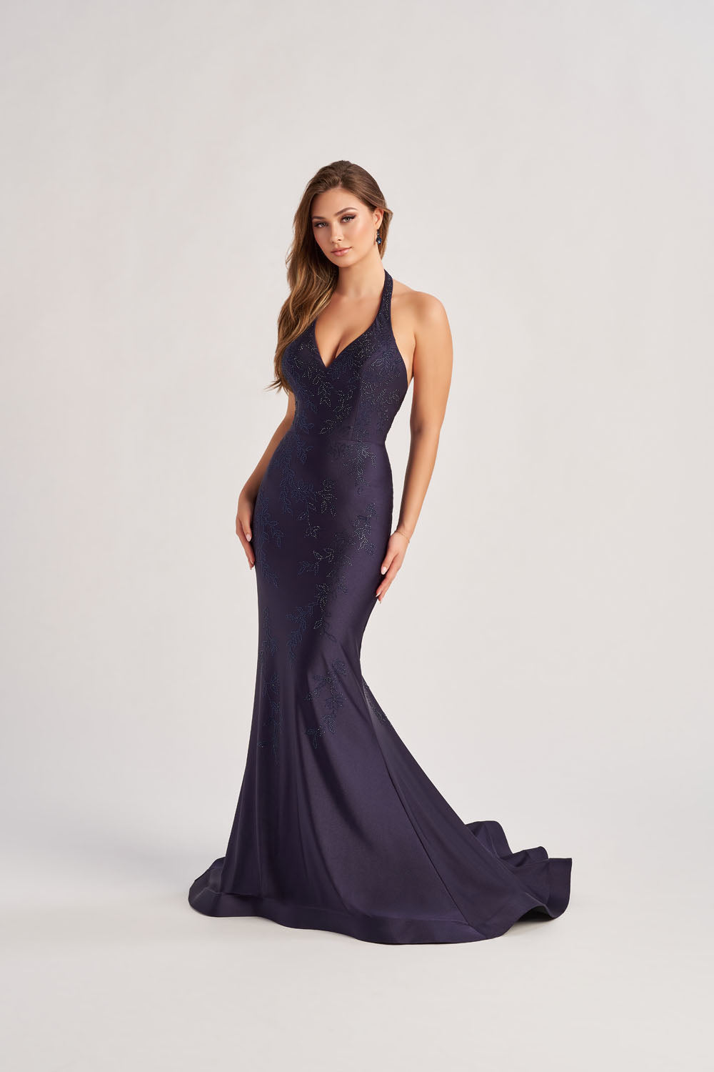 Colette CL8580 prom dress images.  Colette CL8580 is available in these colors: Rose Gold, Midnight.