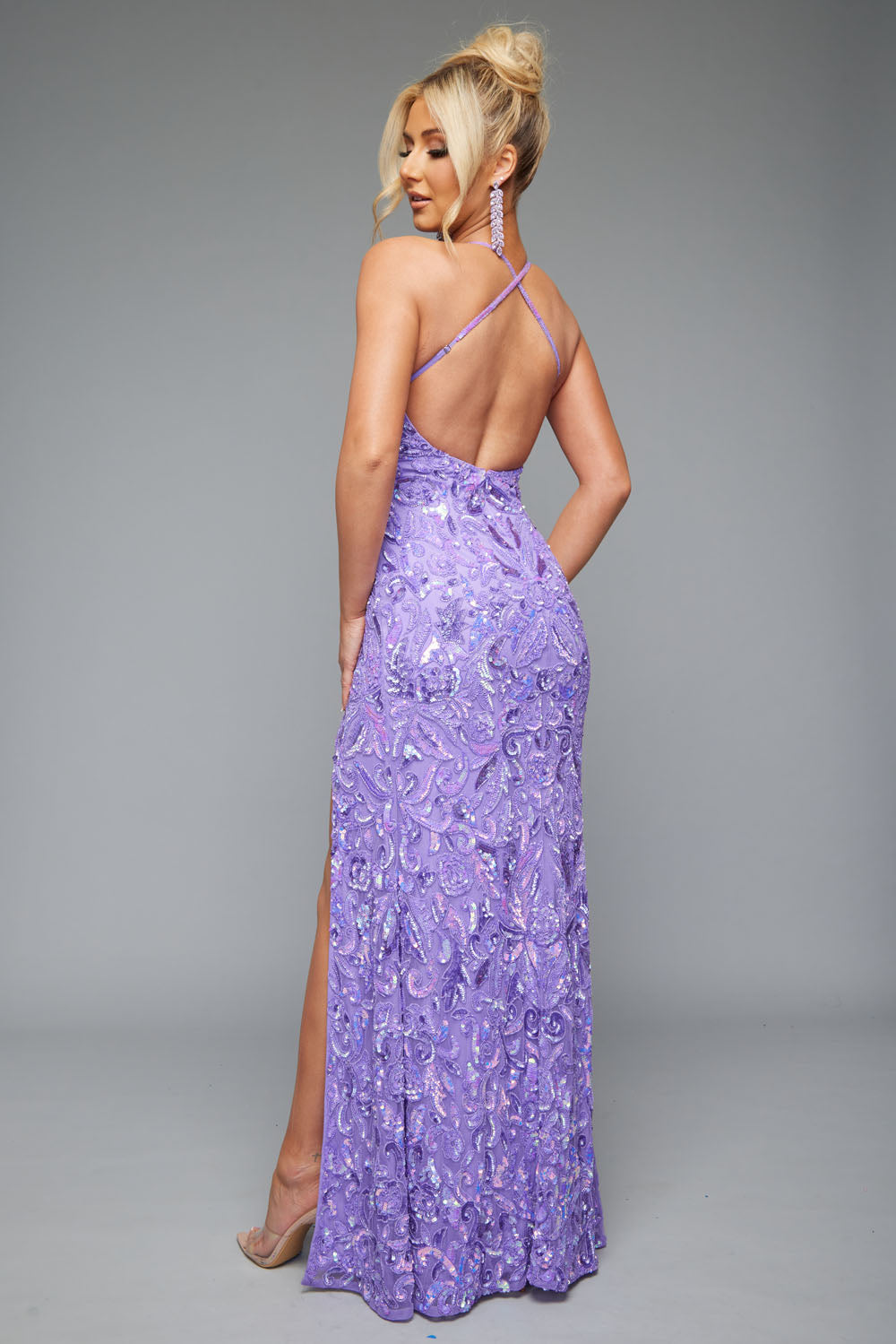 Jasz Couture 7632 prom dress images. Jasz Couture 7632 is available in these colors: Fuchsia, Lilac.