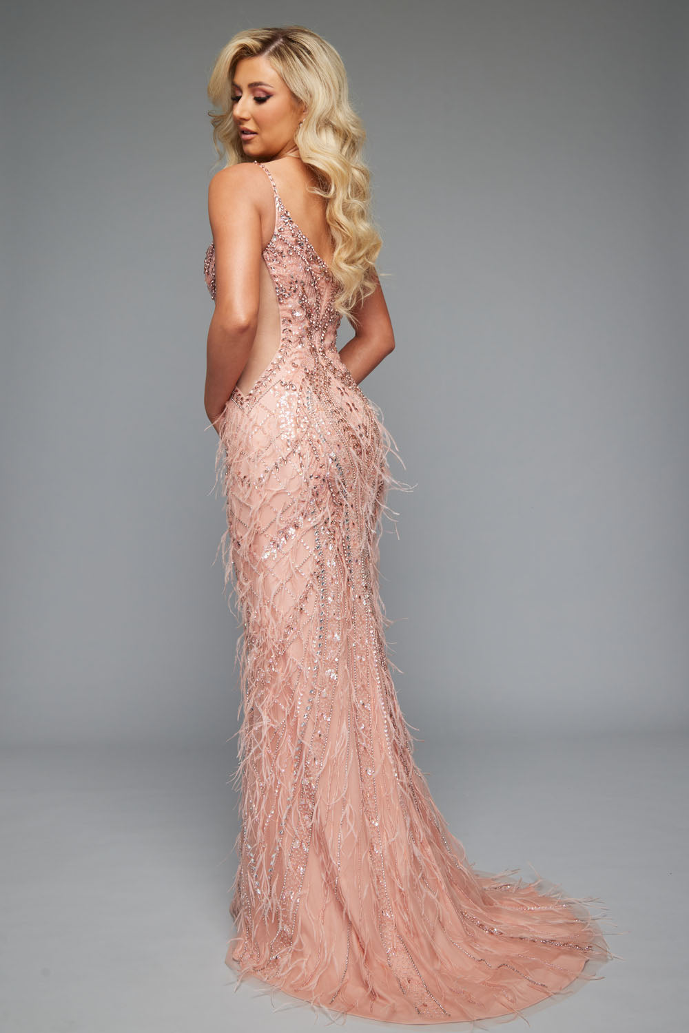 Jasz Couture 7637 prom dress images.  Jasz Couture 7637 is available in these colors: Blush, Gold.