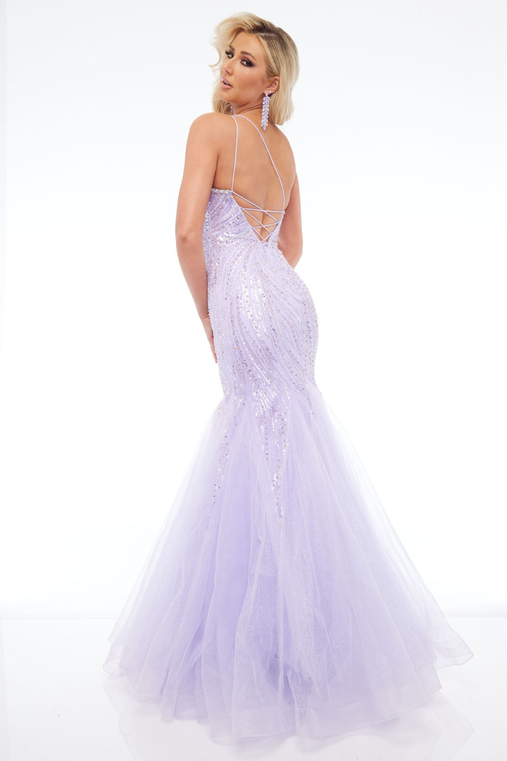Jasz Couture 7696 prom dress images. Jasz Couture 7696 is available in these colors: Lilac, Yellow.