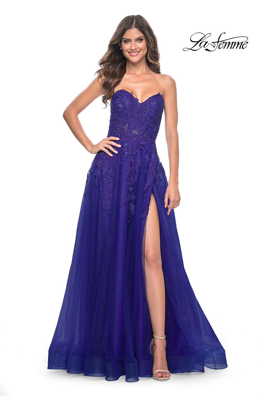 La Femme 32304 Dress | La Femme Dresses | Formal Approach 0 / Dark Berry La Femme 32304 Dress | La Femme Dresses | Formal Approach 0 / Dark Berry