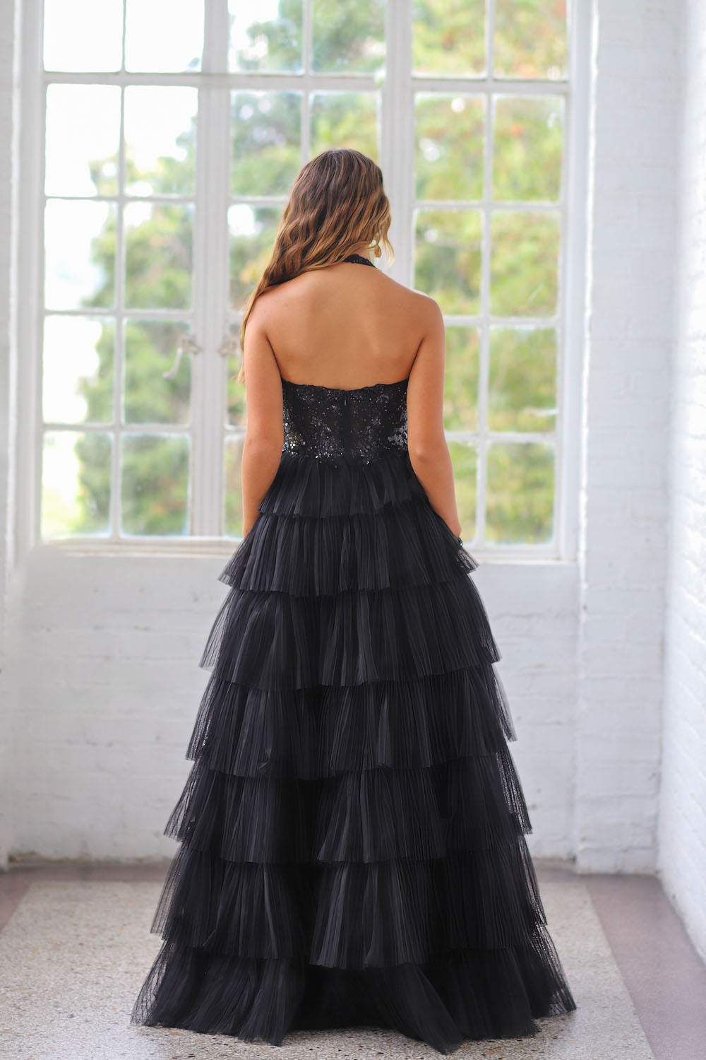 Miah Vega 24505 prom dress images. Miah Vega 24505 is available in these colors: Black, Light Blue, Light Pink, Red, White, Yellow.