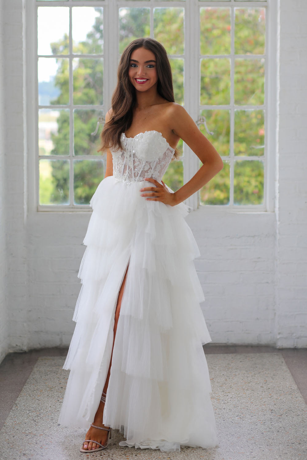 Miah Vega 24506 prom dress images. Miah Vega 24506 is available in these colors: Black, Red, White.