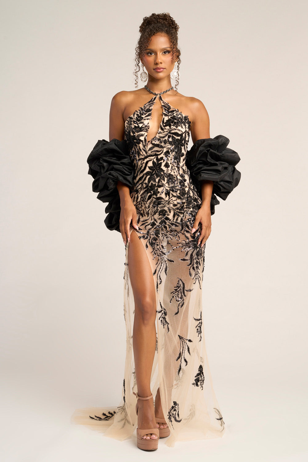 PS26319E 0 / Black/Nude