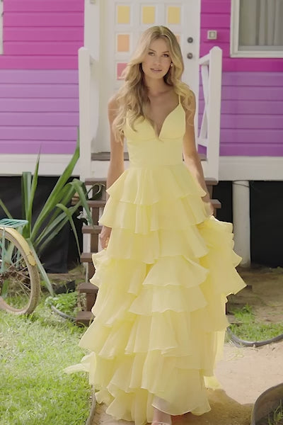 Sherri Hill 56108 prom dress video. Sherri Hill 56108 is available in these colors: Bright Pink, Ivory, Yellow, Red, Black, Light Blue.