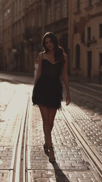 La Femme 32630 formal dress video. La Femme 32630 is available in these colors: Black.