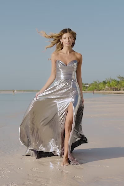 Sherri Hill 56065 prom dress video. Sherri Hill 56065 is available in these colors: Peacock, Silver, Chartreuse, Magenta, Gold, Light Pink, Bronze, Fuchsia, Brown.