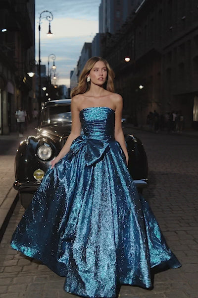 Sherri Hill 56768 prom dress video. Sherri Hill 56768 is available in these colors: Emerald, Bright Pink, Red, Turquoise Coffee, Black, Fuchsia, Peacock, Royal, Blue Green Multi.