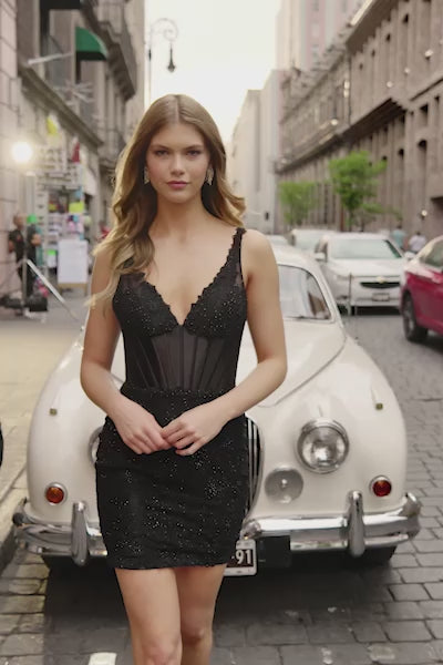 Sherri Hill 56540 prom dress video. Sherri Hill 56540 is available in these colors: Black, Red, Navy, Magenta, Peacock, Emerald, Royal, Yellow, Ivory.