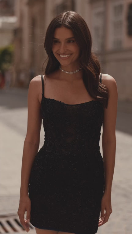 La Femme 32626 formal dress video. La Femme 32626 is available in these colors: Black.