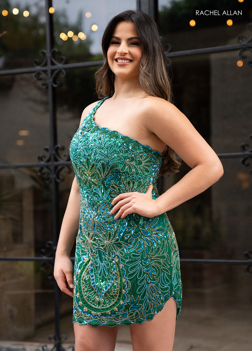 Rachel Allan 40268 prom dress images. Rachel Allan 40268 is available in these colors: Black, Burgundy, Emerald, Lilac, Navy, Pink, Powder Blue, White Blue Pink.