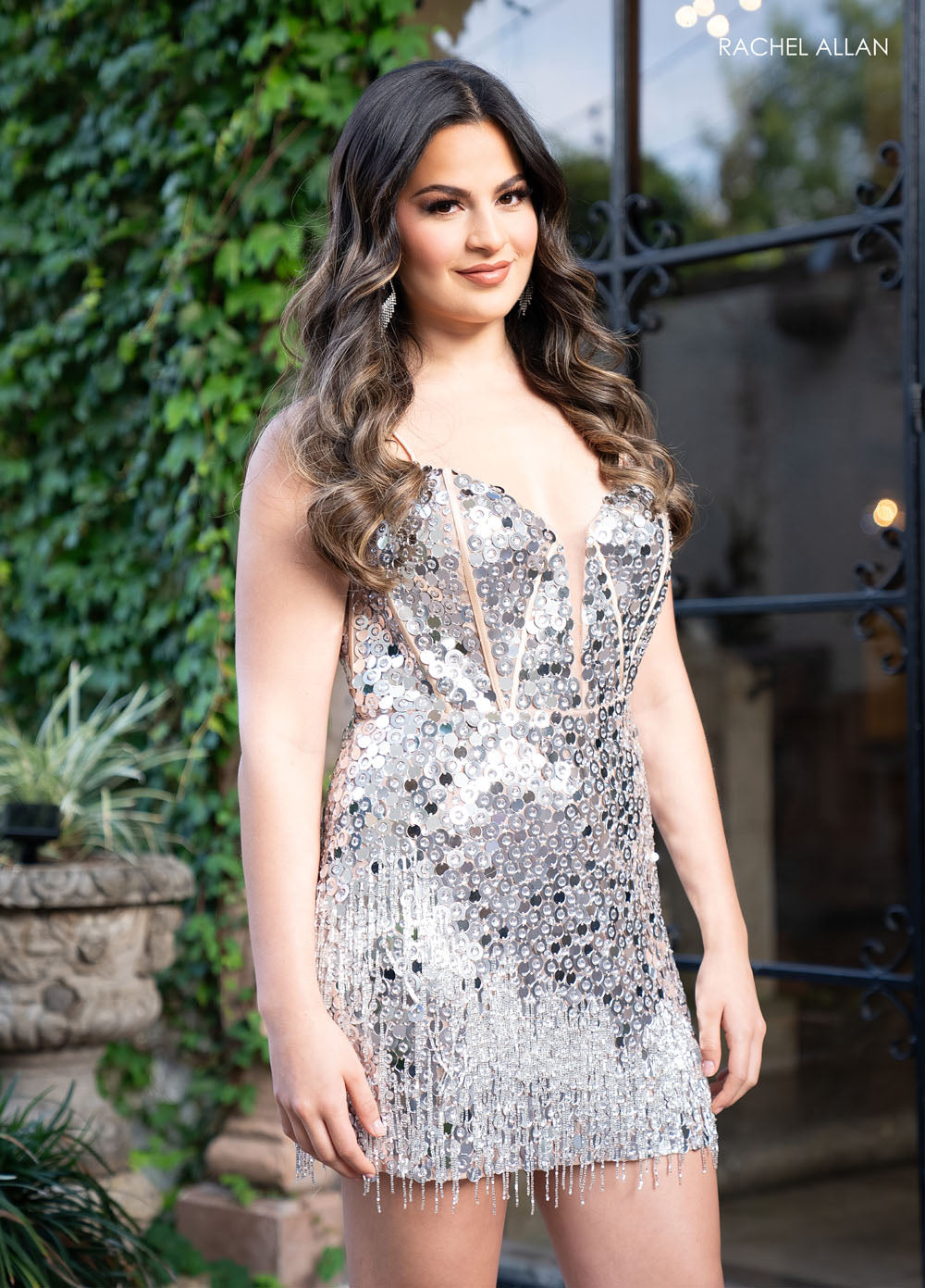 Rachel Allan 40434 prom dress images. Rachel Allan 40434 is available in these colors: Royal, Silver.