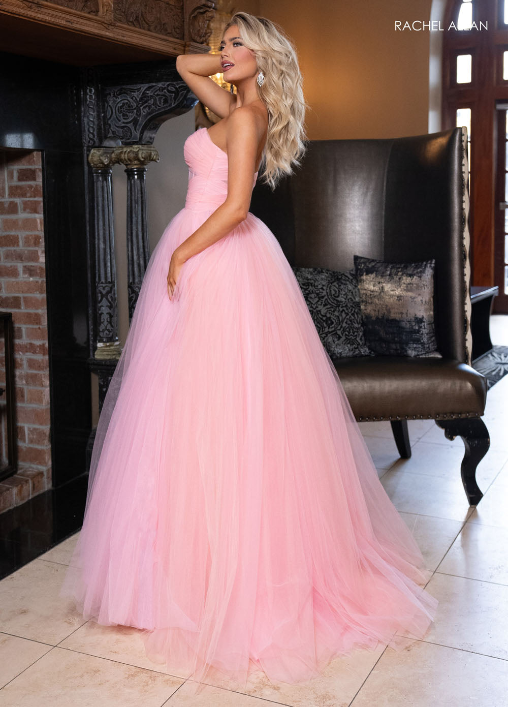 Rachel Allan 70761 prom dress images.  Rachel Allan 70761 is available in these colors: Mint Aqua, Pink Coral, Powder Blue Lilac.