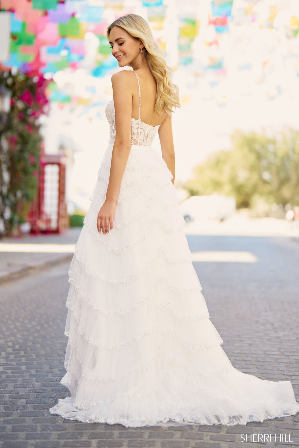 Sherri Hill 55972 prom dress images. Sherri Hill 55972 is available in these colors: Ivory, Black, Lilac, Blush, Lightblue.