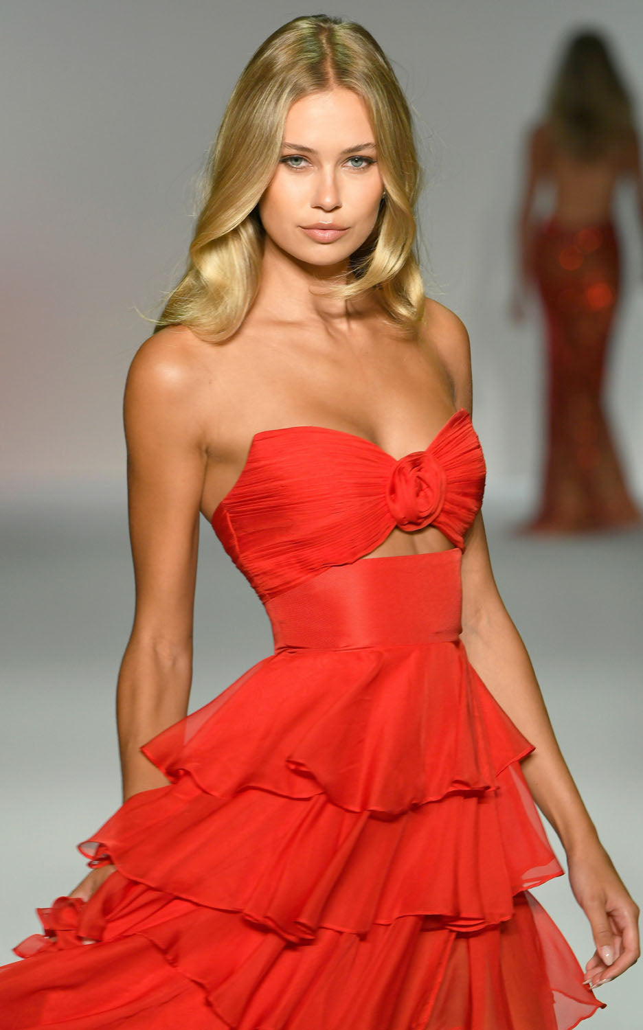 Sherri Hill 56870 prom dress images. Sherri Hill 56870 is available in these colors: Black Bright Pink, Ivory Black, Bright Pink, Navy, Red, Light Blue, Emerald, Royal, Lilac, Blush, Yellow, Coral, Black, Orange.
