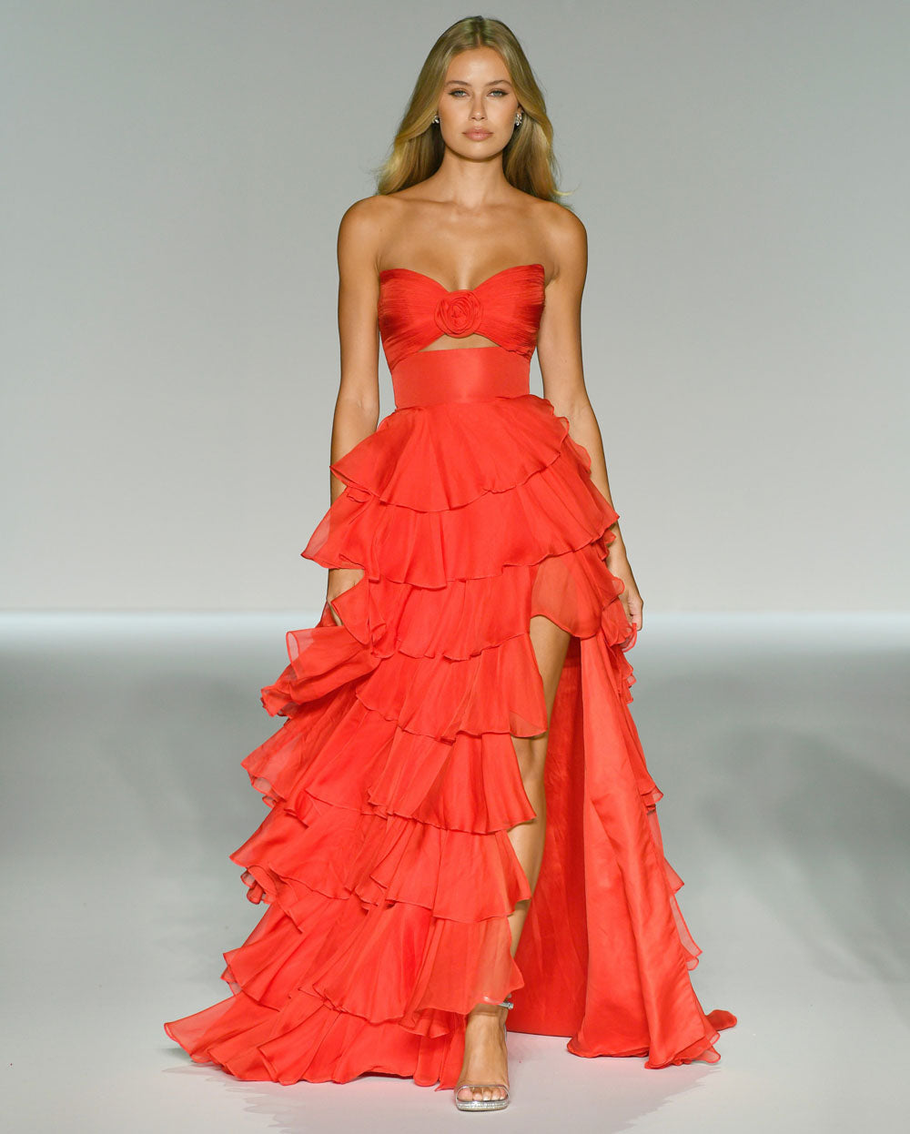 Sherri Hill 56870 prom dress images. Sherri Hill 56870 is available in these colors: Black Bright Pink, Ivory Black, Bright Pink, Navy, Red, Light Blue, Emerald, Royal, Lilac, Blush, Yellow, Coral, Black, Orange.