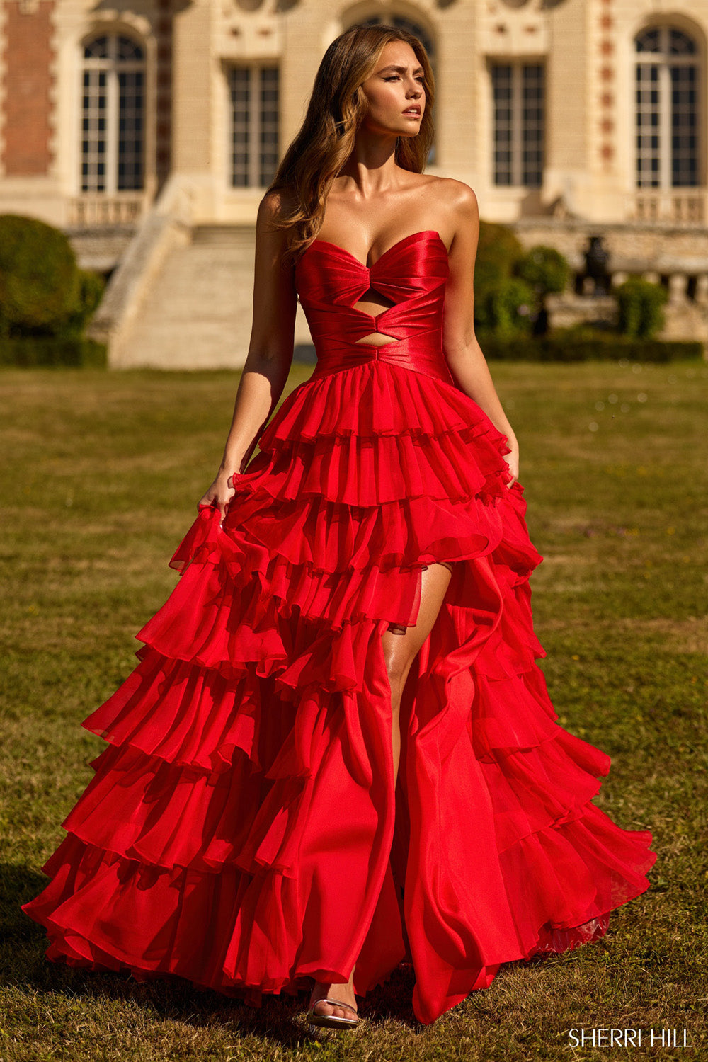 open lace back dress Sherri Hill 57705 Dress | Sherri Hill Dresses