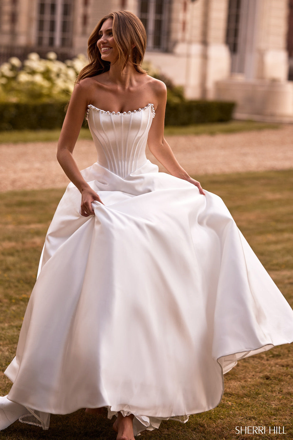 Sherri Hill 57742 prom dress images. Sherri Hill 57742 is available in these colors: Light Blue, Aqua, Periwinkle, Lilac, Yellow, Candy Pink, Bright Fuchsia, Black, Ivory, Light Green .