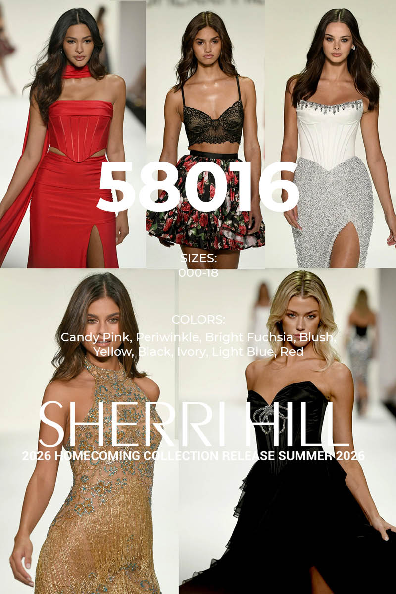 Sherri Hill 58016 Homecoming Dresses 2026 | Sherri Hill Fall 2026 | Formal Approach Sherri Hill 58016 Homecoming Dresses 2026 | Sherri Hill Fall 2026 | Formal Approach