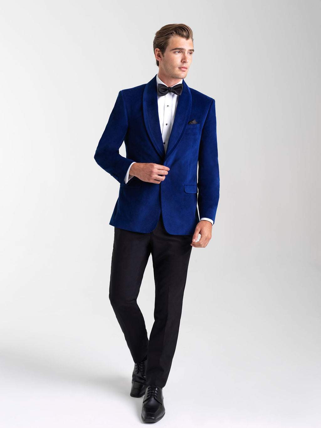 blue velvet well dressed man Sapphire Slim Fit Tuxedos in Venice 48 / R The Men’s Navy Blue Navy Blue Tux With Size:62R 2024-SOHO-ALLOCATION-AUG