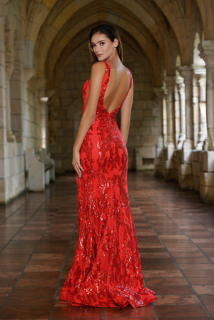 Ava Presley 38818 prom dress images.  Ava Presley 38818 is available in these colors: Red, Royal.