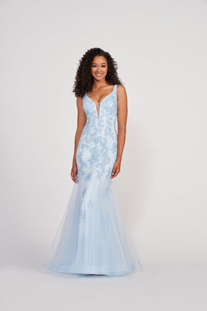 Colette CL2002 prom dress images.  Colette CL2002 is available in these colors: Powder Blue.