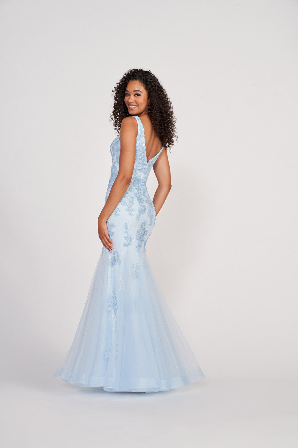 Colette CL2002 prom dress images. Colette CL2002 is available in these colors: Powder Blue.