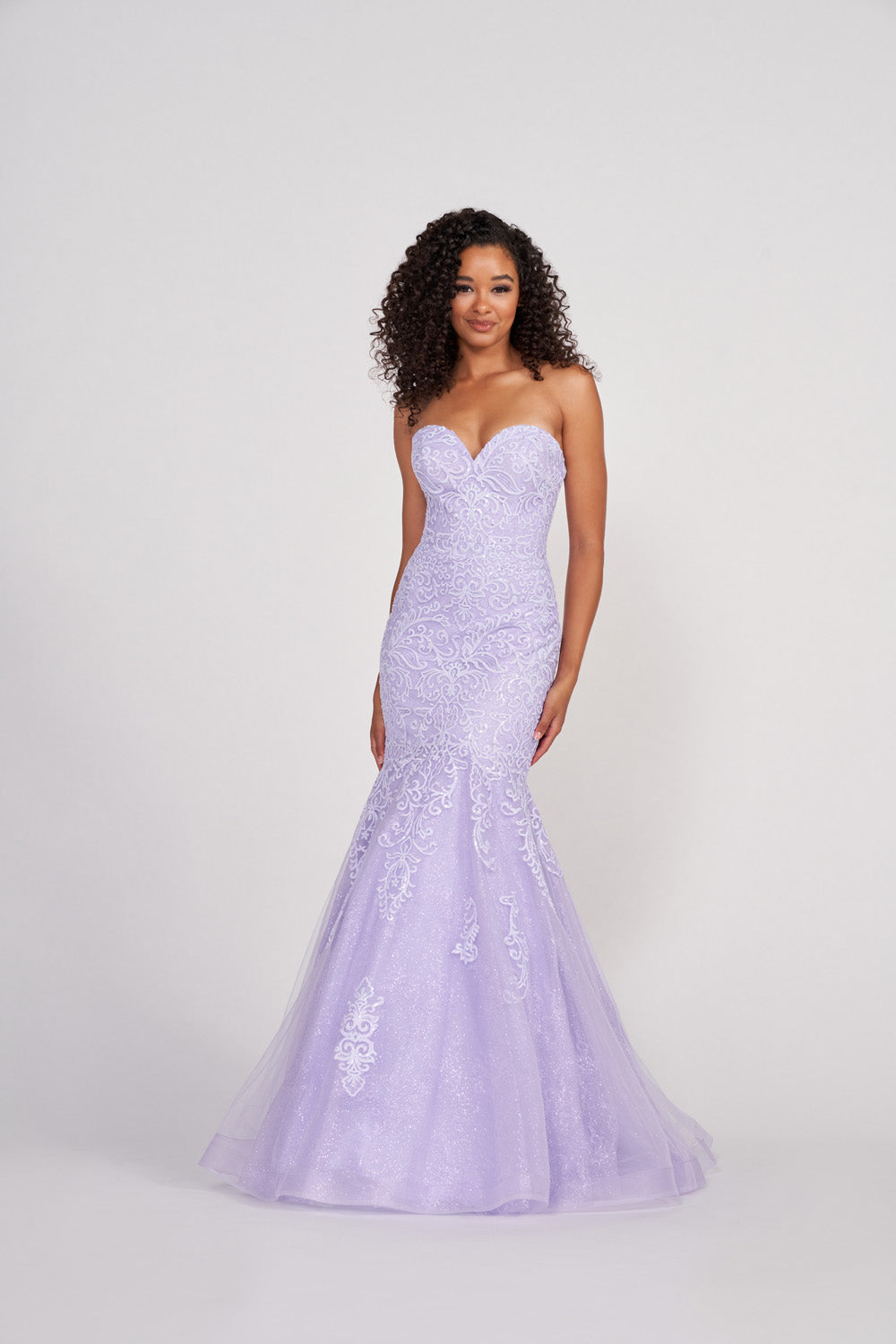 Colette CL2005 prom dress images. Colette CL2005 is available in these colors: Light Blue, Lilac.
